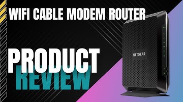 NETGEAR Nighthawk WiFi Cable Modem Router Review