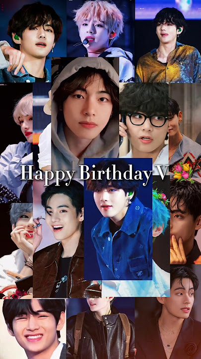 Happy Birthday Kim Taehyung 🥳🎉 Bts V Birthday || #birthday #kimtaehyung #btsv #v #taehyung #shorts