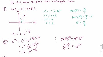 MTH 112 Square Root of a Complex Number