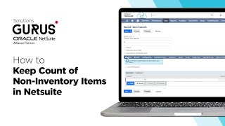 How To Keep Count of Non-Inventory Items in NetSuite
