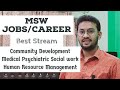 Master social work jobs  careers after  best streams of msw finding your path in social work