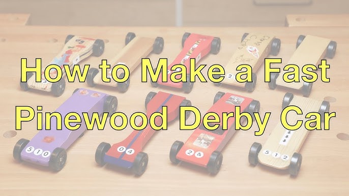6 PC 7 DIY Pinewood Derby Car Kit