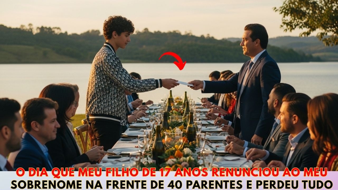 Minha esposa sorriu quando meu filho renunciou ao meu sobrenome, até que uma questão legal explicou