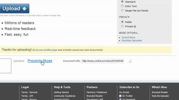 Tutorial - Scribd, crear una cuenta y publicar un documento.