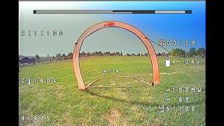 Air 75 & Tiny Trainer 2  - Timed Gate Course #fpvracing #droneracing