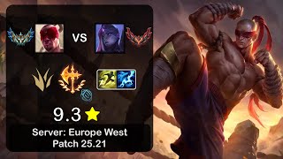 Lee Sin Jungle vs Bel'Veth - EUW Challenger - Patch 25.21
