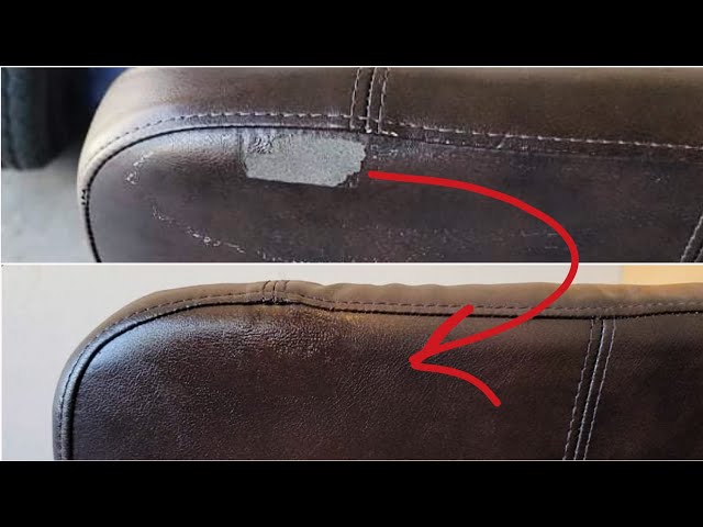 How To Repair Cracked or Peeling Leather & Vinyl Material { For