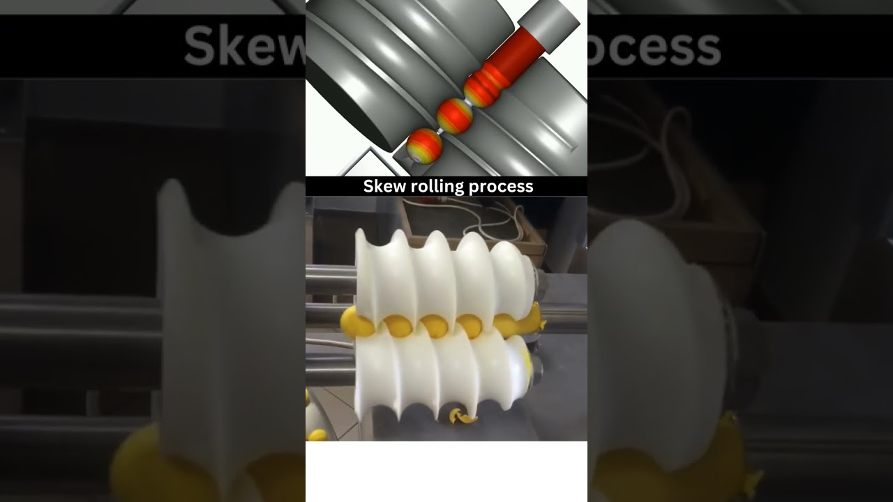 Skew rolling process
