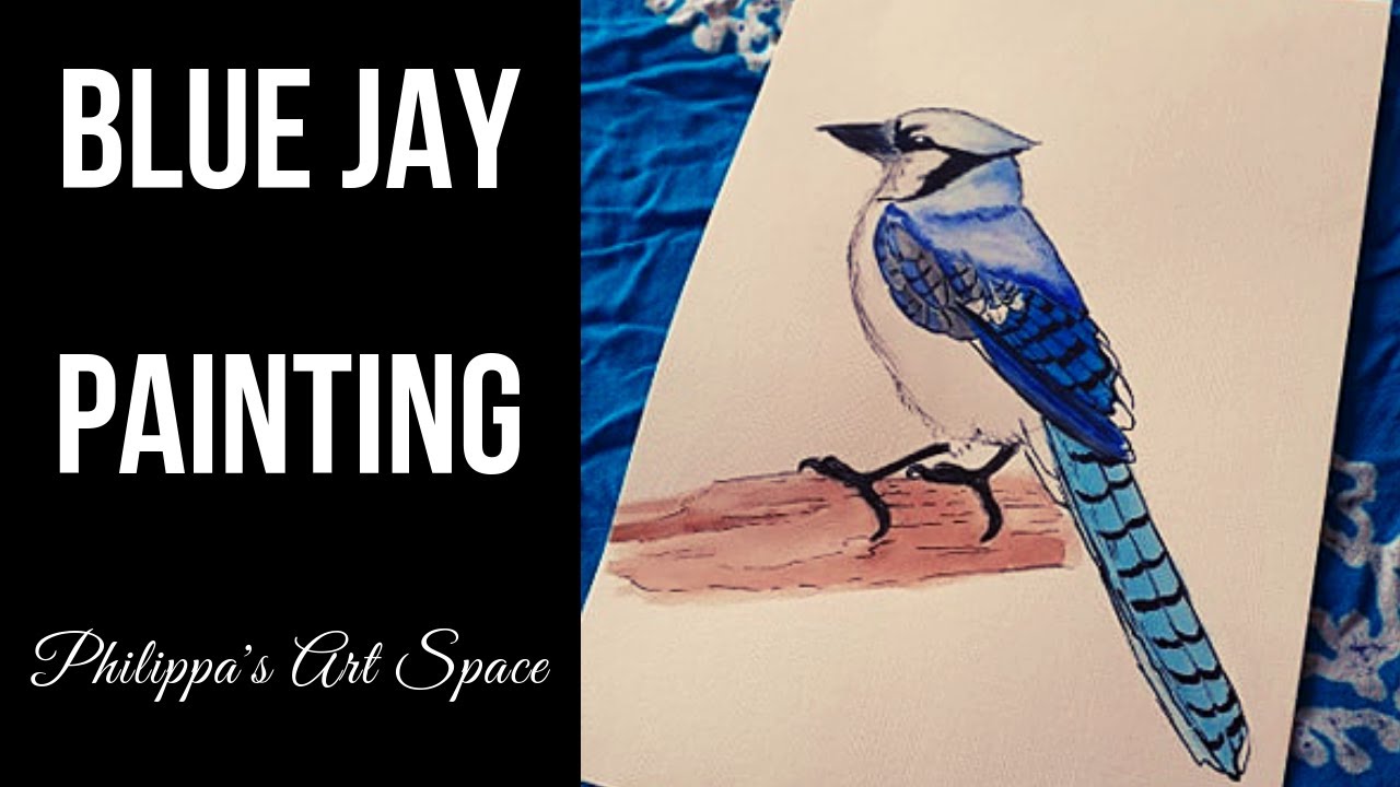 Blue Jay Painting