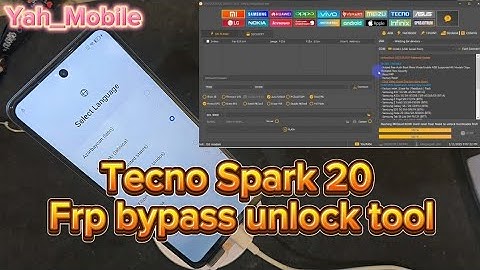Tecno Spark 20 Frp bypass by unlocktool