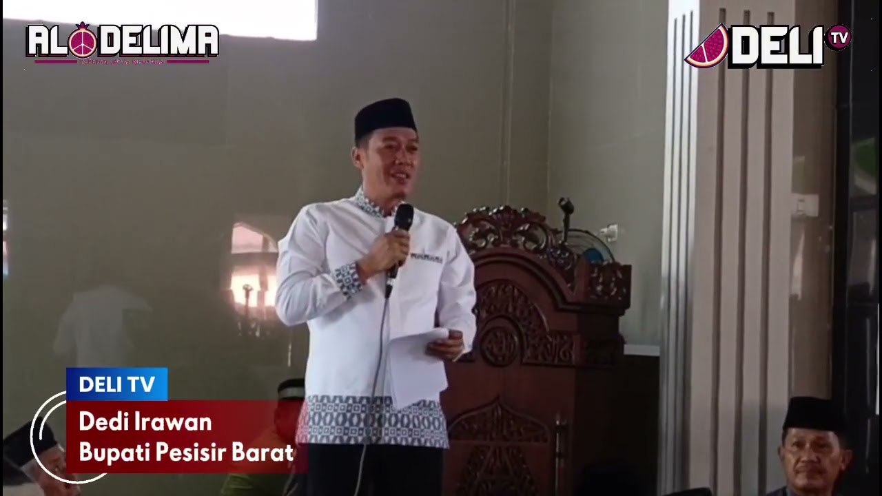 DeliTV: Safari Ramadhan‎ Pemkab Pesisir Barat, Perkuat Silaturahmi & Serahkan Bantuan untuk Masjid