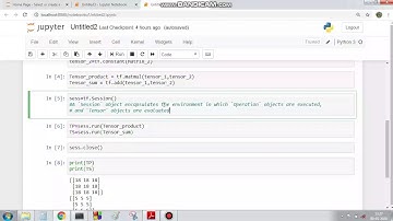 Tensorflow: 04 Tensor Handling and Manipulations