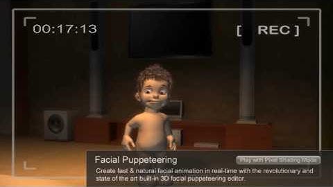 iClone4 Functional Demo - Facial Puppeteering