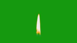 Candle Flame Green Screen Chama De Vela