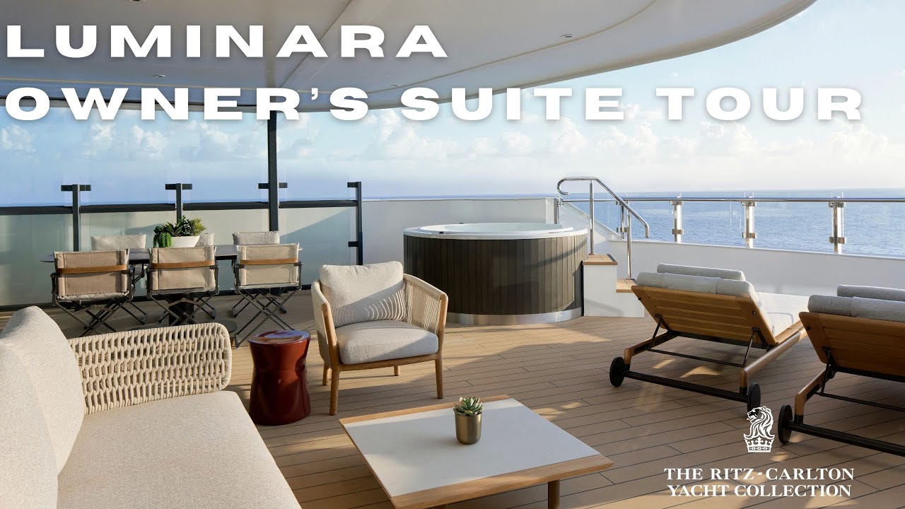 В номере владельца на Luminara | Новейшая яхта Ritz-Carlton Yacht Collection