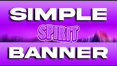 How to make a SIMPLE YOUTUBE BANNER on Photopea! (No Photoshop )