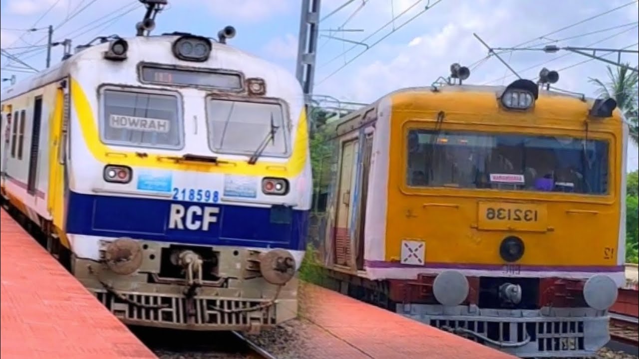 Barddhaman Cord Line EMU&MEMU Local Train Action: Purulia-Howrh,howrah-barddhaman,Chandanpur-howrah।