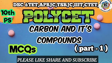 POLYCET PRACTICE TEST| physical science | CARBON AND IT