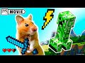 Hamster survival in Minecraft Ep.1 😱 Hamster vs Creepr and Zombie 😱 Homura Ham