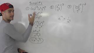 MCR3U - Simplifying Complex Exponential Expressions Part 1 - Grade 11 Functions