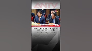 Tổng Bí thư Tô Lâm đến thăm, chúc Tết Đảng bộ, chính quyền và nhân dân Thủ đô #antv #shorts