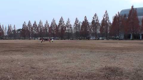 Quadrotor hovering test