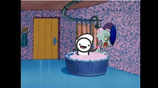 Squidward bath UNCENSORED