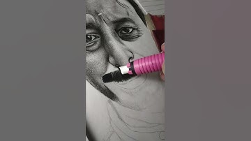 How To Draw Mustache | Hyper Realistic Mustache - Munish ElfArts | #shots
