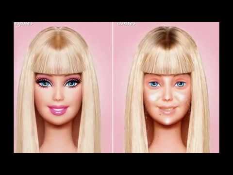 barbie sin maquillaje