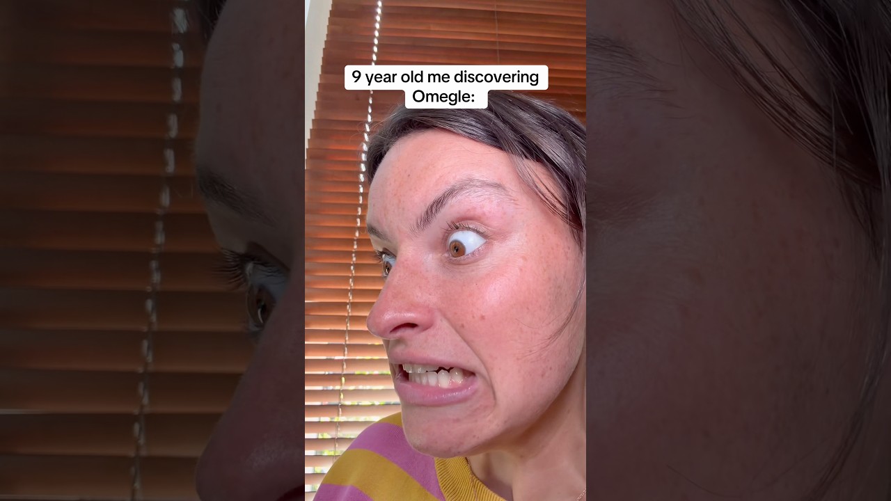 9 year old me discovering Omegle #skit #comedy #nostalgia #online