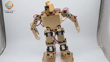 17 degrees of freedom dancing robot