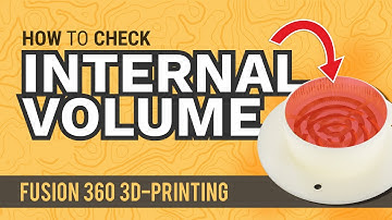 Find Internal Volume in Fusion 360 | Do This before 3D-Printing