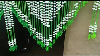 How to make latest amazing video gate parda ka design plastic patti se bna gate ka design screenshot 1