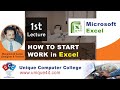 1st Excel Lecture - Excel for Beginners