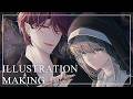 イラストメイキング - Illustration making(speed painting) - 022