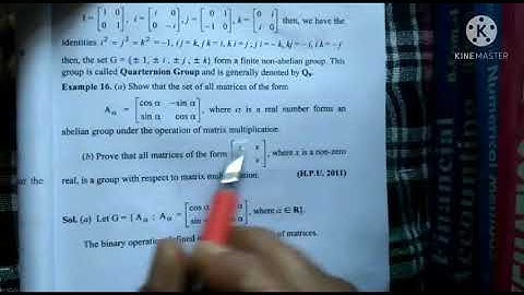 #Algebra (Bsc) Matrix Multiplication Chapter-Group