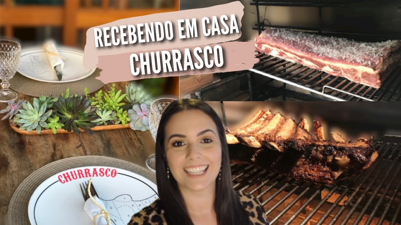 RECEBENDO a família para CHURRASCO – dicas de MESA POSTA – COSTELÃO assado por 10 horas