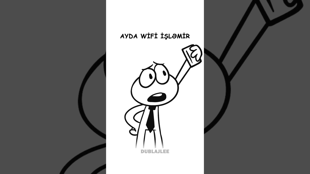 EVDƏ WİFİ İŞLƏMƏYƏNDƏ😂 #dublaj #seslendirme #dublajlee #azerbaycanca
