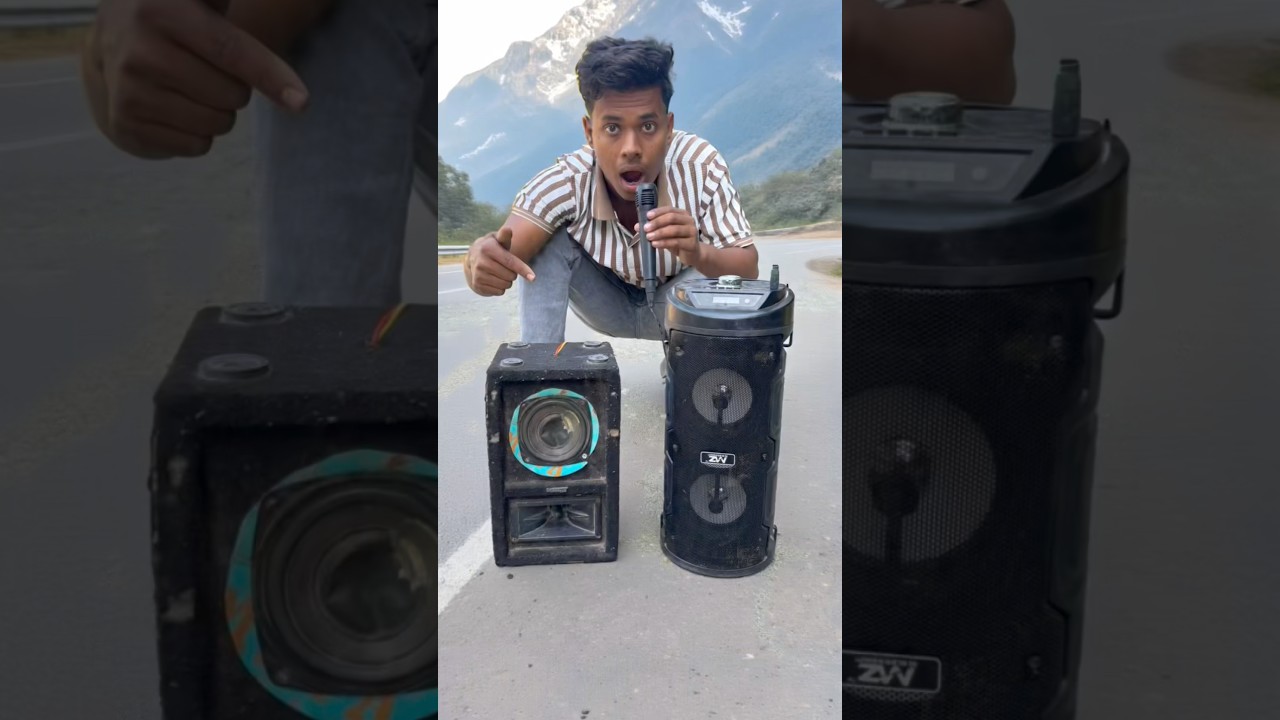 Small and Big speaker 🔈 unboxing, and testing 😱￼