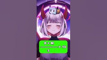 AI Vtuber GENIUS SOLVES CONFUSING EVIL MATH TEST