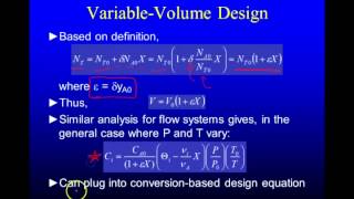 Reactor Design 2b Conversion and Reactor Design