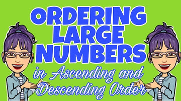Ordering Large Numbers