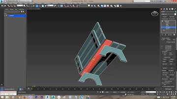 Cartoon Style Render in 3ds max: Part 1-7_Modeling_Bench