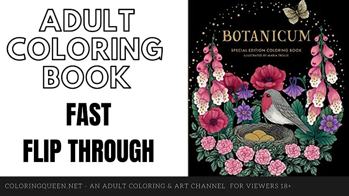 Botanicum Coloring Book Review - Maria Trolle