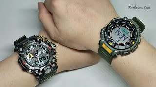 Casio G-Shock GWG-2000-1A3 vs Casio Protrek PRG-340-3