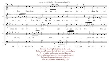 Handl-Gallus | Omnes de Saba [á 5; Apollo5]