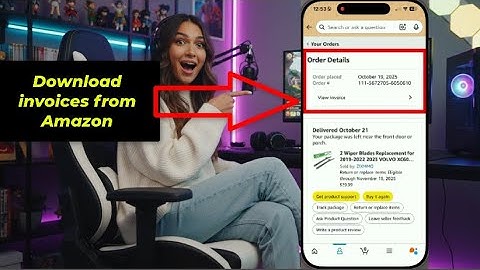 How to download invoices from Amazon