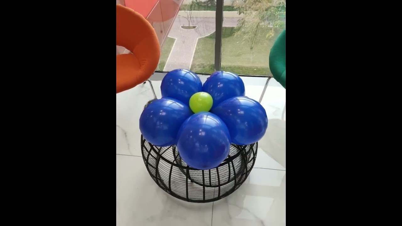 Крафт букет из воздушных шаров на выписку Craft a bouquet of balloons for discharge