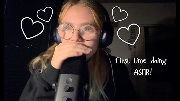my first time trying ASMR!! (this is pretty chaotic. I