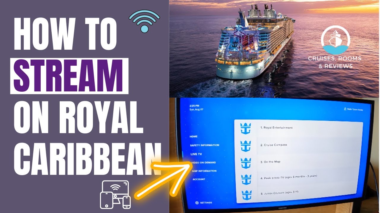 Трансляция на телевизорах Royal Caribbean | Советы по круизам | Royal Caribbean | Oasis | Круизы,...